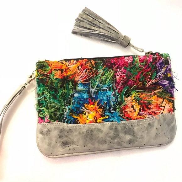 Handbags - Brand New DC Bags Guatemala Leather Huipil Clutch